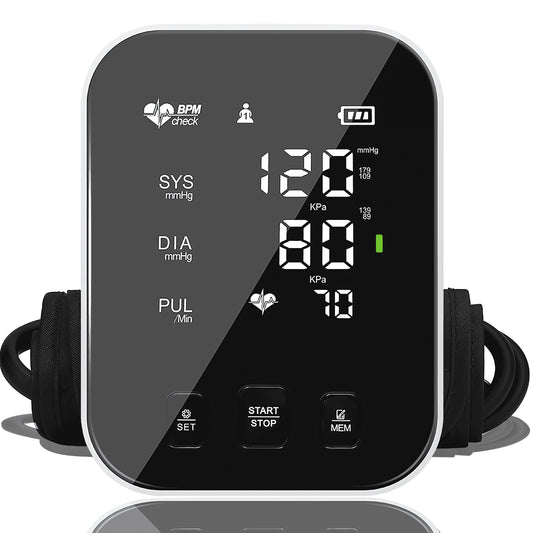 Blood Pressure Monitor - Digital Bp Machine - Automatic Upper Arm Blood Pressure Cuff 8.7-16.5 Inches - Large LCD Display 120 Sets Memory