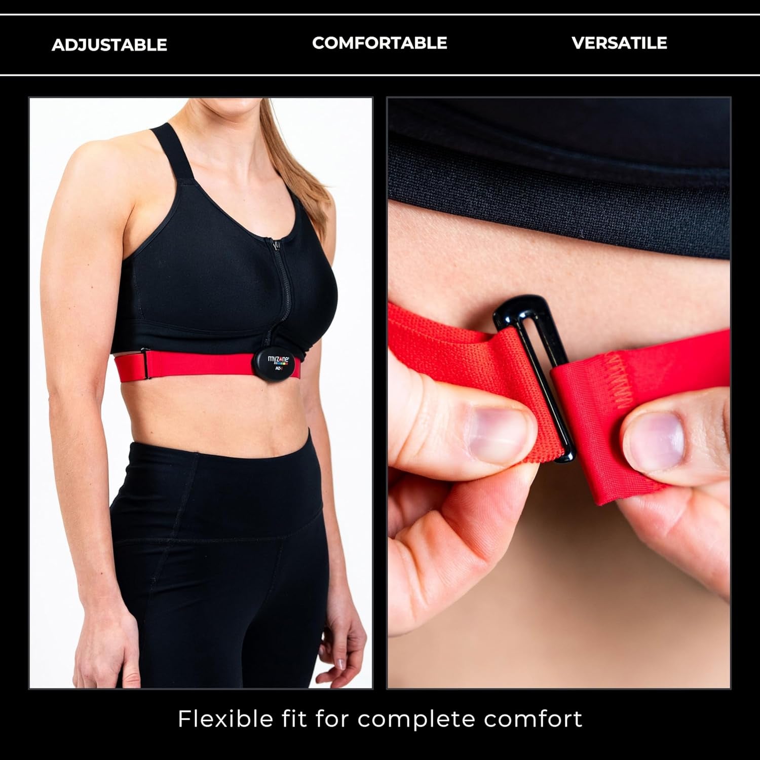 MZ-3 Physical Activity Chest Strap Heart Rate Monitor - Fitness & Activity Tracker - Perfect for Father'S Day