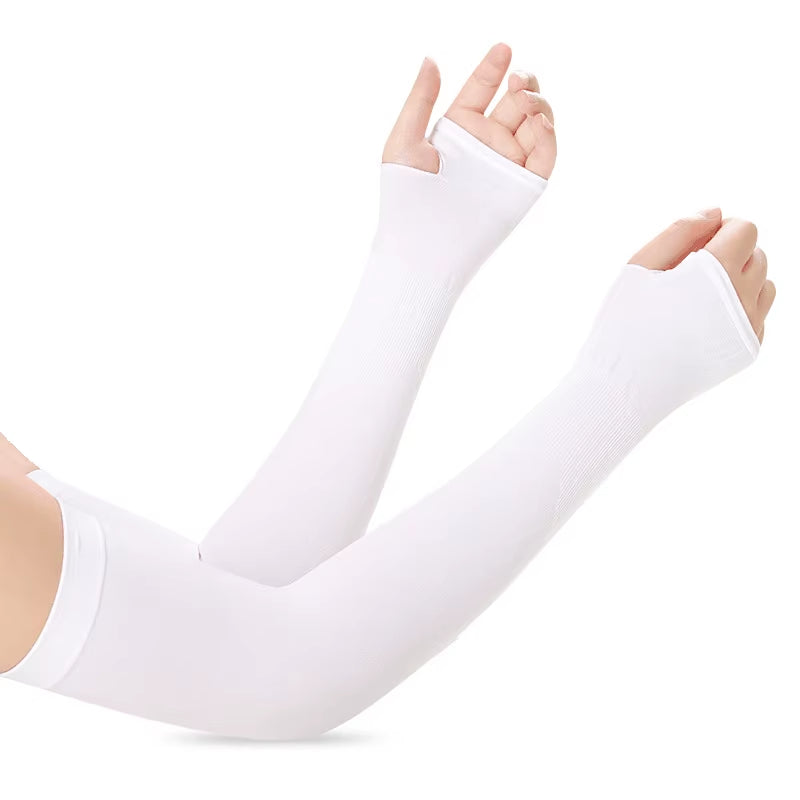 1Pairs Sports Arm Compression Sleeve Basketball Cycling Arm Warmer Summer Running UV Protection Volleyball Sunscreen Bands