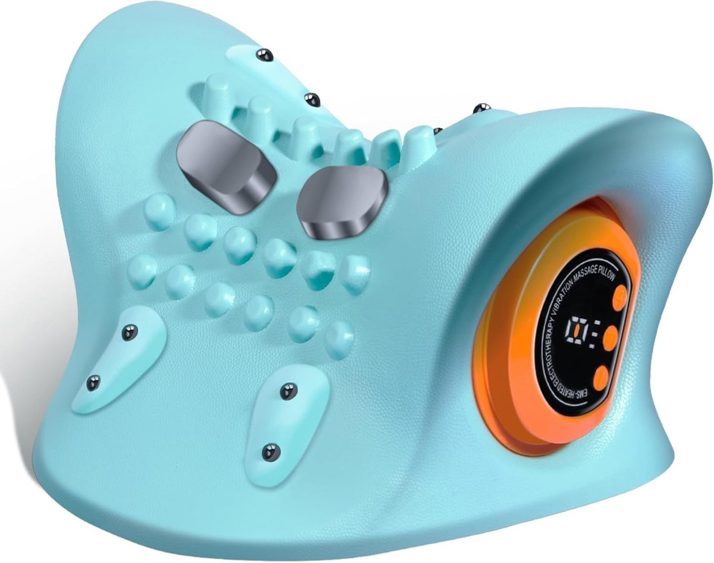 1PC Neck & Shoulder Massager with Heat, 3 Modes Cervical Traction Pillow